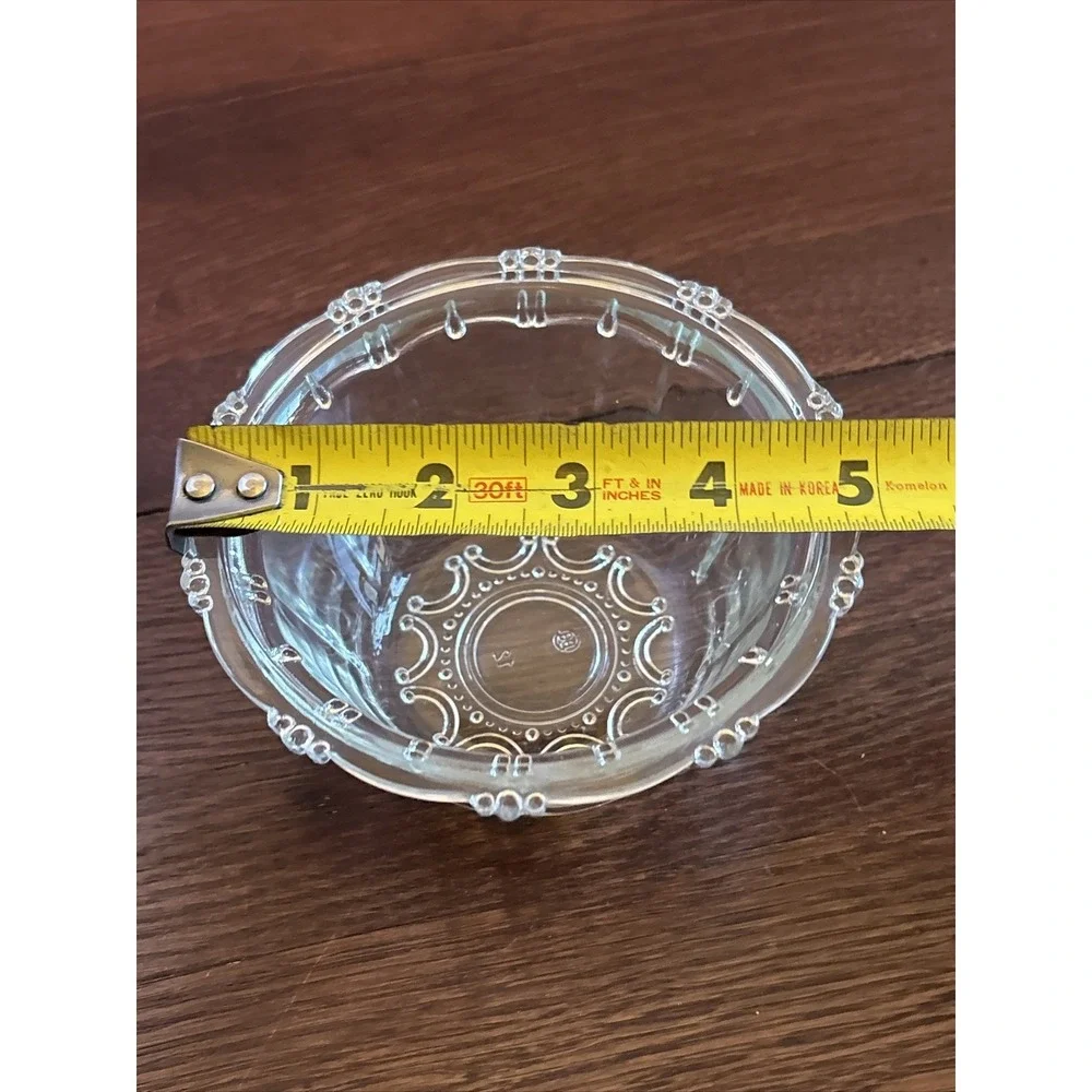 Crystal‎ Clear Industries Clear Glass Bowl  Beads Panels Number 12